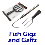 Fish Gigs (Fish Spears) and gaffs