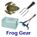 Frog Gigs (Frog Spears) and other frog gear