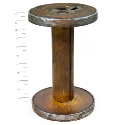 antique wooden bobbin