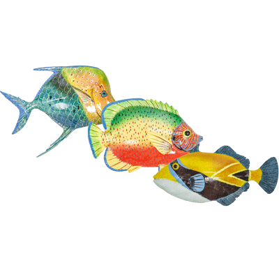Decorative Tropical Fish, assorted colors, 6 inch