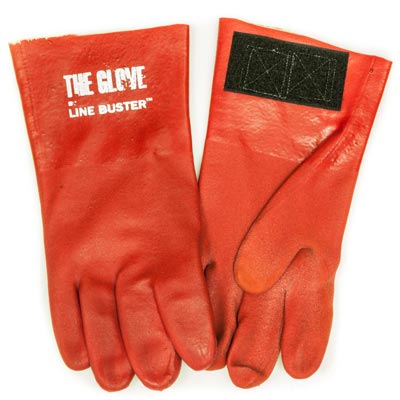 Red PVC Work Gloves