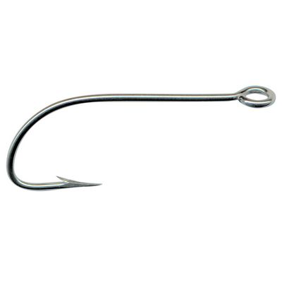 500 Matzuo MR724010 Ringed Black Fish Hooks size 4/0 w/welded rings - bulk