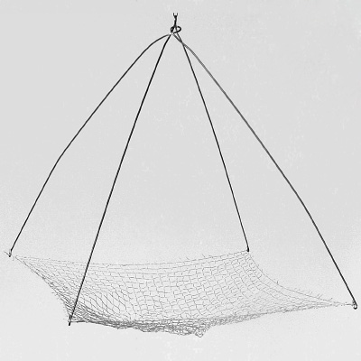 Crawfish net with nylon netting