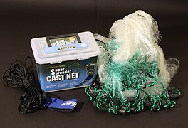 Eagle Claw Monofilament Cast Net-4ft With 3/8in Netting for sale