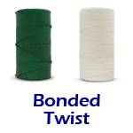 White Bonded, Twisted Nylon Seine Twine