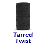 Tarred (Black) Twisted Nylon Seine Twine